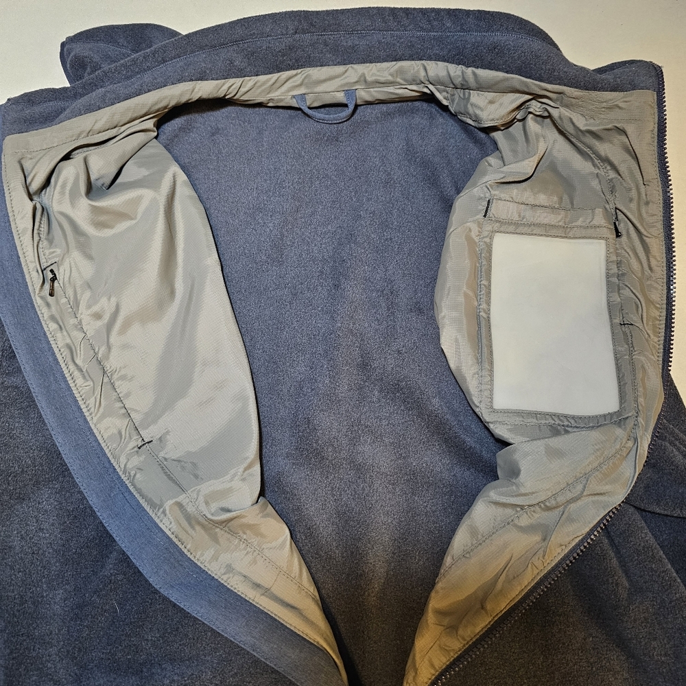 Mack Weldon Men's XXL Thermalite Fleece Vest Gray Zip Up Pockets - Picture 6 of 6